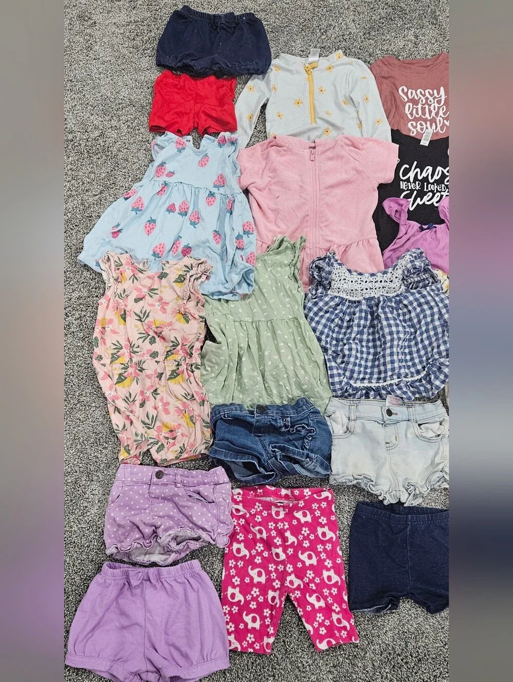 Girls Mixed Clothing Lot 18 Month Summer